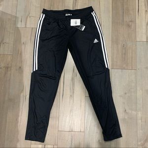 NEW Black Adidas Striped Joggers Climacool